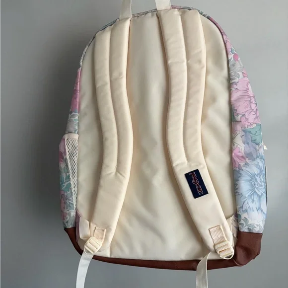 Jansport Floral Backpack - Pink and Blue - Picture 5 of 10